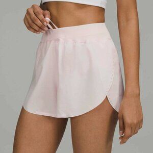 Lululemon Find Your Pace Shorts High Rise 0 Pink Strawberry Milkshake 3"